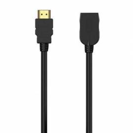 CABLE ALARGADOR HDMI AISENS A120-0547/ HDMI MACHO - HDMI HEMBRA/ HASTA 10W/ 2250MBPS/ 5M/ NEGRO