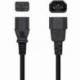 CABLE ALIMENTACIÓN AISENS A132-0466/ C13 HEMBRA - C14 MACHO/ HASTA 1500W/ 3M/ NEGRO