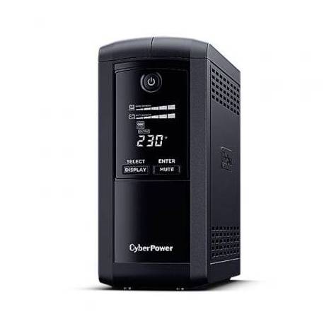 SAI LÍNEA INTERACTIVA CYBERPOWER VP1000ELCD/ 1000VA-550W/ 4 SALIDAS/ FORMATO TORRE
