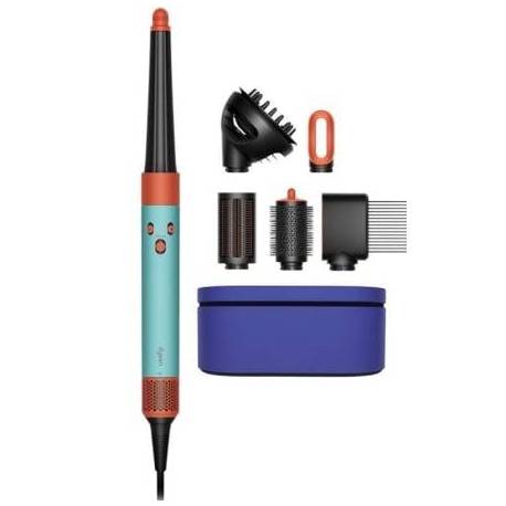 RIZADOR Y SECADOR PARA PELO DYSON AIRWRAP I.D./ AZUL Y NARANJA