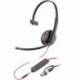 AURICULAR POLY BLACKWIRE 3215 + ADAPTADOR USB-C/A/ CON MICRÓFONO/ JACK 3.5MM/ NEGRO