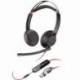 AURICULARES POLY BLACKWIRE 5220 + ADAPTADOR USB-C/A/ CON MICRÓFONO/ JACK 3.5MM/ NEGRO