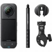 CÁMARA DIGITAL DEPORTIVA INSTA360 X5 VISTA MÚLTIPLE MOTERO KIT/ 8K/ ÁNGULO DE VISIÓN 360º/ NEGRA