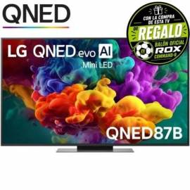 TELEVISOR LG QNED EVO AI QNED87 MINI LED 55QNED87B6A 55'/ ULTRA HD 4K/ SMART TV/ WIFI