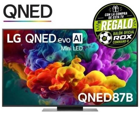 TELEVISOR LG QNED EVO AI QNED87 MINI LED 55QNED87B6A 55'/ ULTRA HD 4K/ SMART TV/ WIFI