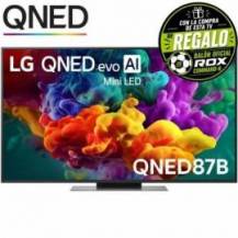 TELEVISOR LG QNED EVO AI QNED87 MINI LED 55QNED87B6A 55'/ ULTRA HD 4K/ SMART TV/ WIFI