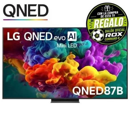 TELEVISOR LG QNED EVO AI QNED87 MINI LED 75QNED87B6A 75'/ ULTRA HD 4K/ SMART TV/ WIFI