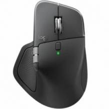 RATÓN ERGONÓMICO INALÁMBRICO LOGITECH MX MASTER 4/ BATERÍA RECARGABLE/ HASTA 8000 DPI/ GRAFITO