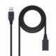 CABLE ALARGADOR USB 3.0 NANOCABLE 10.01.0903-BK/ USB MACHO - / USB HEMBRA/ 3M/ NEGRO