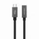 CABLE ALARGADOR USB 3.2 NANOCABLE 10.01.4401/ USB TIPO-C MACHO - USB TIPO-C HEMBRA/ 1M/ NEGRO
