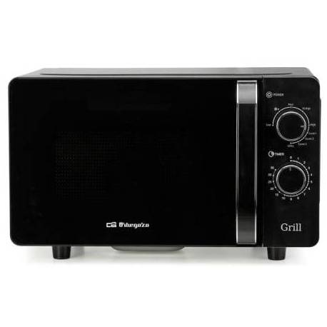 MICROONDAS ORBEGOZO MIG 2071 CE/ 700W/ CAPACIDAD 20L/ FUNCIÓN GRILL/ NEGRO