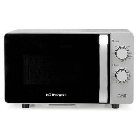 MICROONDAS ORBEGOZO MIG 2072 CE/ 700W/ CAPACIDAD 20L/ FUNCIÓN GRILL/ GRIS