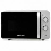 MICROONDAS ORBEGOZO MIG 2072 CE/ 700W/ CAPACIDAD 20L/ FUNCIÓN GRILL/ GRIS