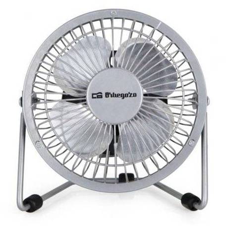 MINI VENTILADOR USB ORBEGOZO PW 1025/ PLATA