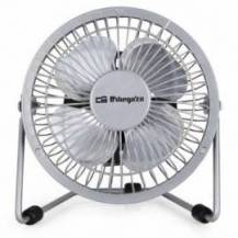 MINI VENTILADOR USB ORBEGOZO PW 1025/ PLATA