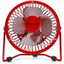 MINI VENTILADOR USB ORBEGOZO PW 1027/ ROJO