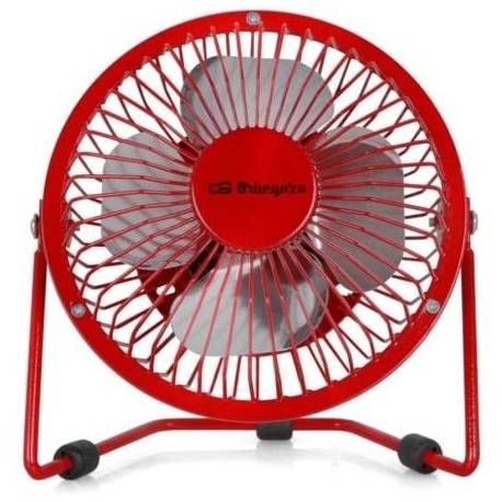MINI VENTILADOR USB ORBEGOZO PW 1027/ ROJO