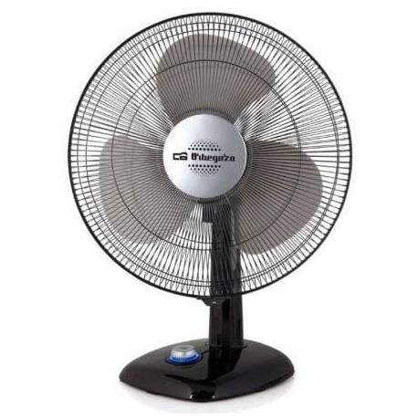 VENTILADOR DE SOBREMESA ORBEGOZO TF 0144/ 50W/ 3 ASPAS 40CM/ 3 VELOCIDADES