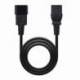 CABLE ALARGADOR DE ALIMENTACIÓN NANOCABLE 10.22.0203/ IEC C13 HEMBRA - IEC C14 MACHO/ 3M/ NEGRO