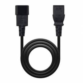 CABLE ALARGADOR DE ALIMENTACIÓN NANOCABLE 10.22.0203/ IEC C13 HEMBRA - IEC C14 MACHO/ 3M/ NEGRO