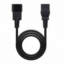 CABLE ALARGADOR DE ALIMENTACIÓN NANOCABLE 10.22.0203/ IEC C13 HEMBRA - IEC C14 MACHO/ 3M/ NEGRO