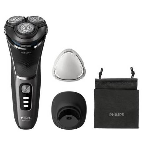 AFEITADORA PHILIPS SHAVER SERIES 3000 S3343/13/ CON BATERÍA/ 4 ACCESORIOS