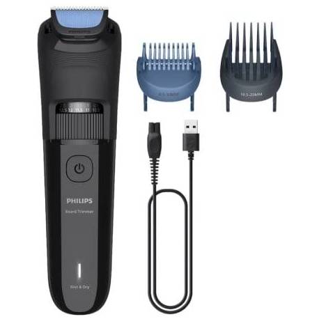 CORTABARBAS PHILIPS BEARDTRIMMER SERIES 3000 BT3620/15/ CON BATERÍA/ 5 ACCESORIOS