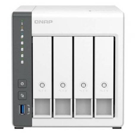 NAS QNAP TS-433-4G/ 4 BAHÍAS 3.5'- 2.5'/ 4GB/ FORMATO TORRE