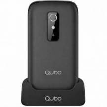 TELÉFONO MÓVIL QUBO P-220BKC 4G PARA PERSONAS MAYORES/ NEGRO