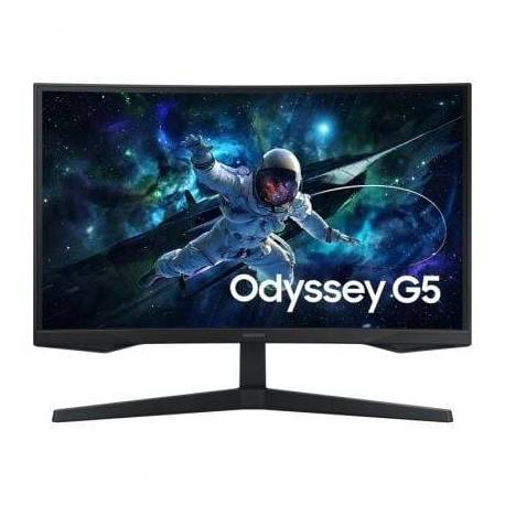 MONITOR GAMING CURVO SAMSUNG ODYSSEY G5 S27CG552EU 27'/ QHD/ 1MS/ 165HZ/ VA/ NEGRO