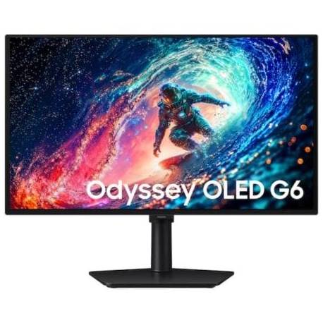 MONITOR GAMING SAMSUNG ODYSSEY OLED G6 G61SH S27HG612SU 27'/ QHD/ 0.03MS/ 240HZ/ QD-OLED/ REGULABLE EN ALTURA/ NEGRO