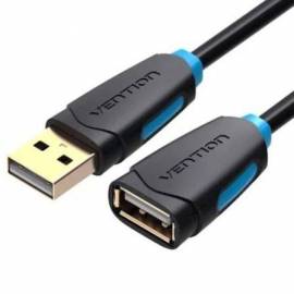 CABLE ALARGADOR USB 2.0 VENTION CBCBI/ USB MACHO - USB HEMBRA/ 3M/ NEGRO