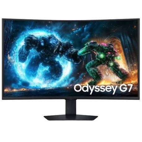 MONITOR GAMING CURVO SAMSUNG ODYSSEY G7 G75F 37'/ 4K/ 1MS/ 165HZ/ VA/ REGULABLE EN ALTURA/ NEGRO