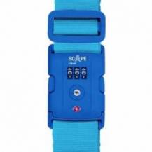 CORREA PARA MALETA CON COMBINACIÓN SCAPE TRAVEL E0120/ AZUL