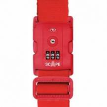 CORREA PARA MALETA CON COMBINACIÓN SCAPE TRAVEL E0121/ ROJA