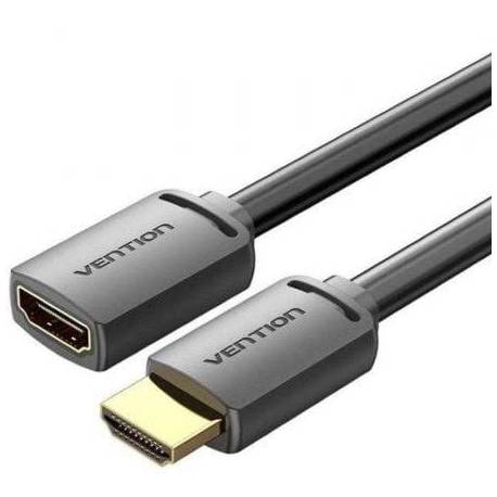 CABLE ALARGADOR HDMI 4K VENTION AHCBG/ HDMI MACHO - HDMI HEMBRA/ 1.5M/ NEGRO