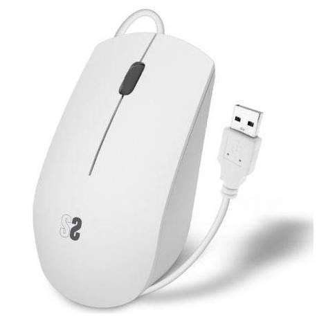 RATÓN SUBBLIM BUSINESS SILENCIOSO/ HASTA 1200 DPI/ BLANCO