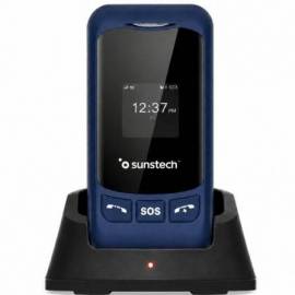 TELÉFONO MÓVIL SUNSTECH CELT26 PARA PERSONAS MAYORES/ AZUL