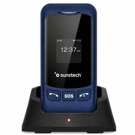 TELÉFONO MÓVIL SUNSTECH CELT26 PARA PERSONAS MAYORES/ AZUL