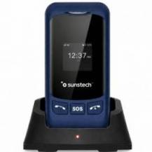 TELÉFONO MÓVIL SUNSTECH CELT26 PARA PERSONAS MAYORES/ AZUL