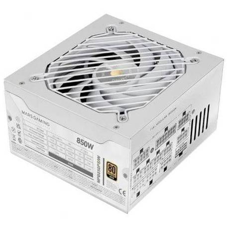 FUENTE DE ALIMENTACIÓN MARS GAMING MPB850PSI/ 850W/ VENTILADOR 14CM/ ATX 3.1/ PCIE 5.1/ 80 PLUS GOLD