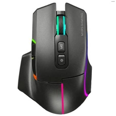 RATÓN INALÁMBRICO MARS GAMING MMW-VECTOR/ BATERÍA RECARGABLE/ HASTA 12000 DPI