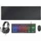 PACK GAMING MARS GAMING MCP-RGB3/ TECLADO RGB + RATÓN ÓPTICO + ALFOMBRILLA XXL + AURICULARES