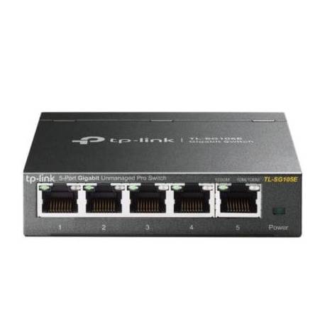 SWITCH TP-LINK EASY SMART TL-SG105E V2 5 PUERTOS/ RJ-45 10/100/1000