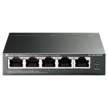 SWITCH TP-LINK TL-SG105PE 5 PUERTOS/ RJ-45 10/100/1000 POE