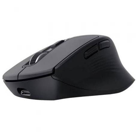 RATÓN INALÁMBRICO TRUST NIVEN CONFORT 26021/ BATERÍA RECARGABLE/ HASTA 3200 DPI/ NEGRO