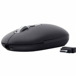 RATÓN INALÁMBRICO TRUST SERON 26018/ BATERÍA RECARGABLE/ HASTA 3200 DPI/ NEGRO