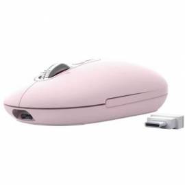 RATÓN INALÁMBRICO TRUST SERON 26206/ BATERÍA RECARGABLE/ HASTA 3200 DPI/ ROSA