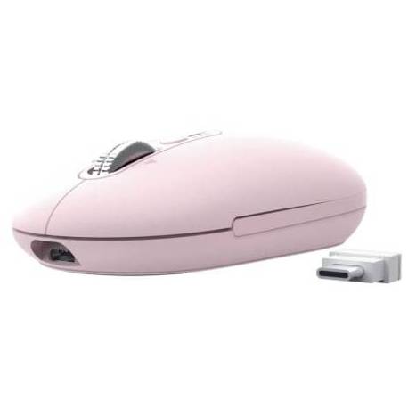RATÓN INALÁMBRICO TRUST SERON 26206/ BATERÍA RECARGABLE/ HASTA 3200 DPI/ ROSA
