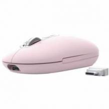 RATÓN INALÁMBRICO TRUST SERON 26206/ BATERÍA RECARGABLE/ HASTA 3200 DPI/ ROSA